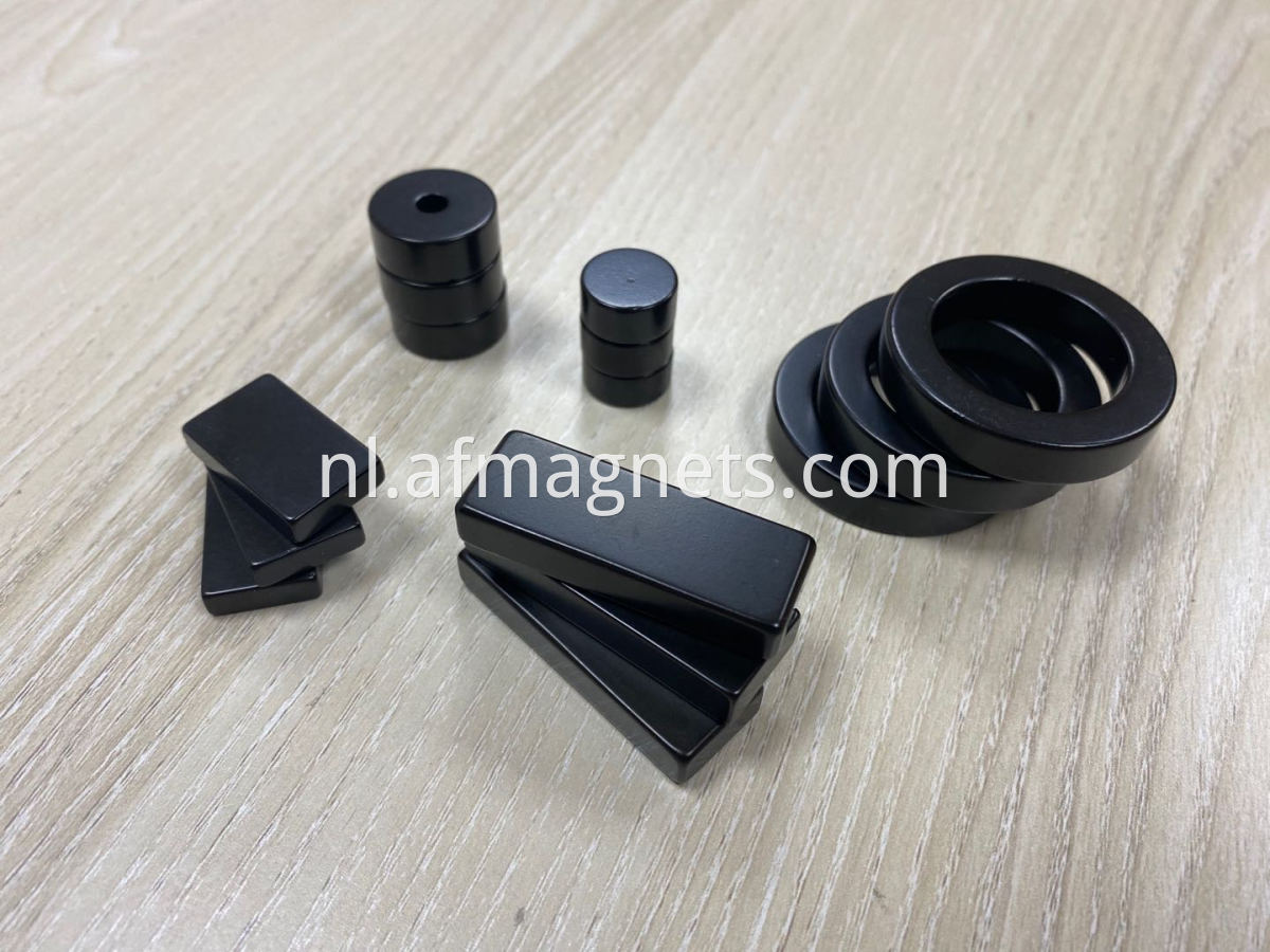 Black Epoxy Coated Neodymium magnets